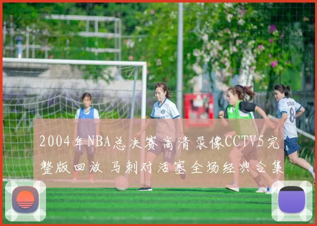 2004年NBA总决赛高清录像CCTV5完整版回放 马刺对活塞全场经典合集